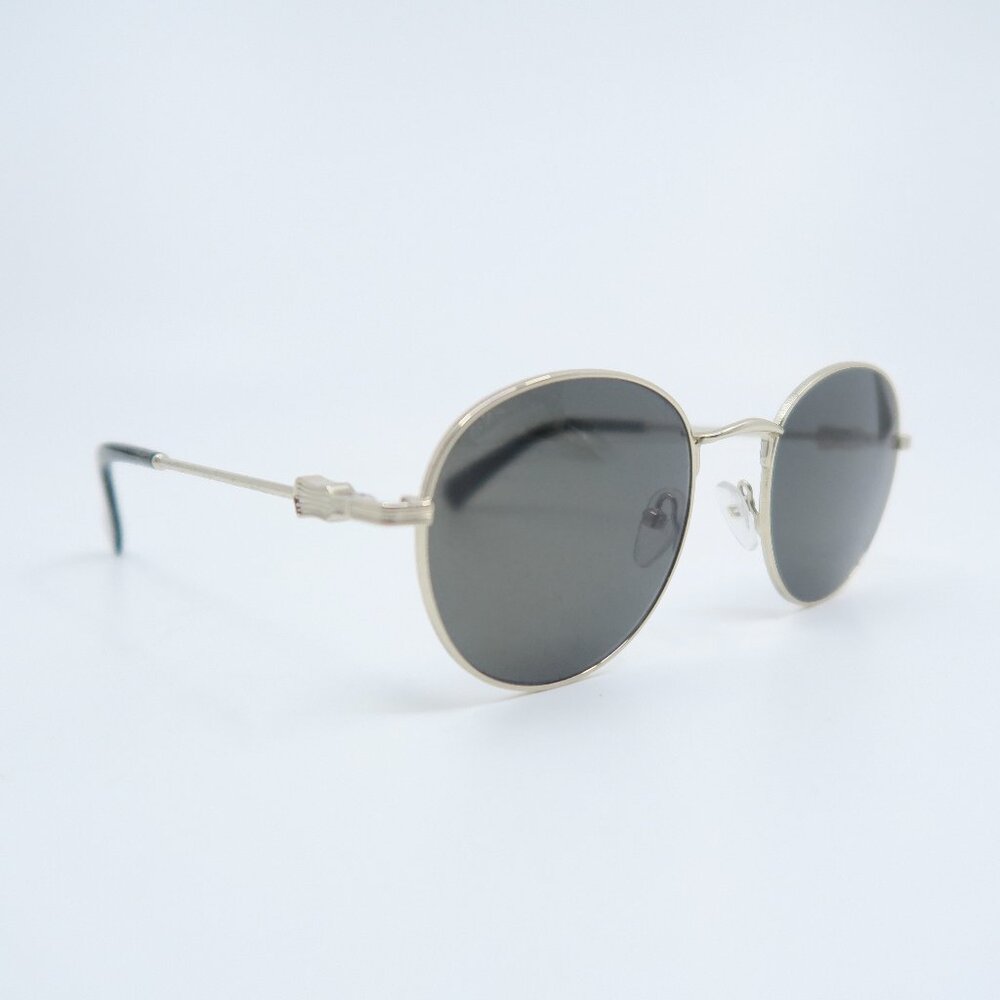 John Varvatos SJV558 52mm Light Gold, Round, New Men's Sunglasses.